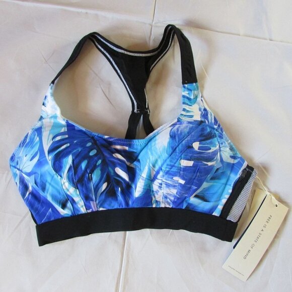 Profile Sports by Gottex Women's 34D Bikini Top Blue Multi - Picture 3 of 4